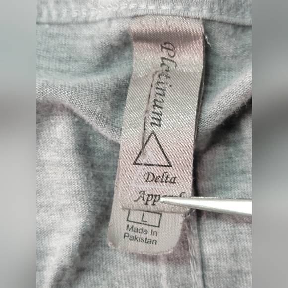 Rocket City Huntsville MiLB Trash Pandas Gray sz L Long Sleeve Tee Shirt - Picture 3 of 3